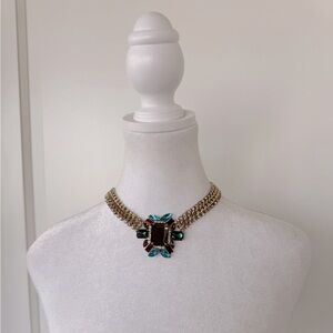 Cara New York Statement Multicolor Gold Necklace